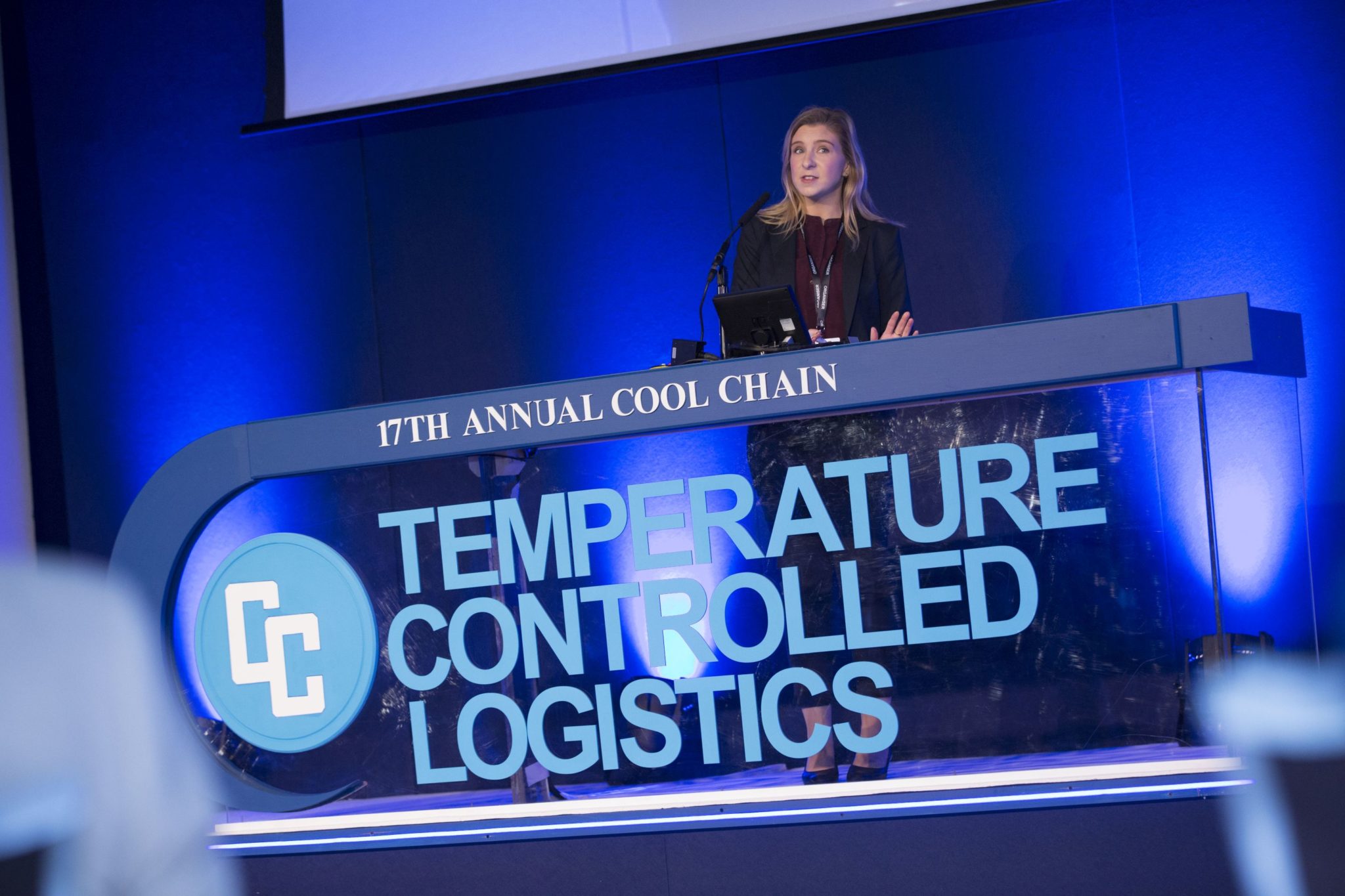 Kathryn Gordon speaking at the 2019 TCL event.